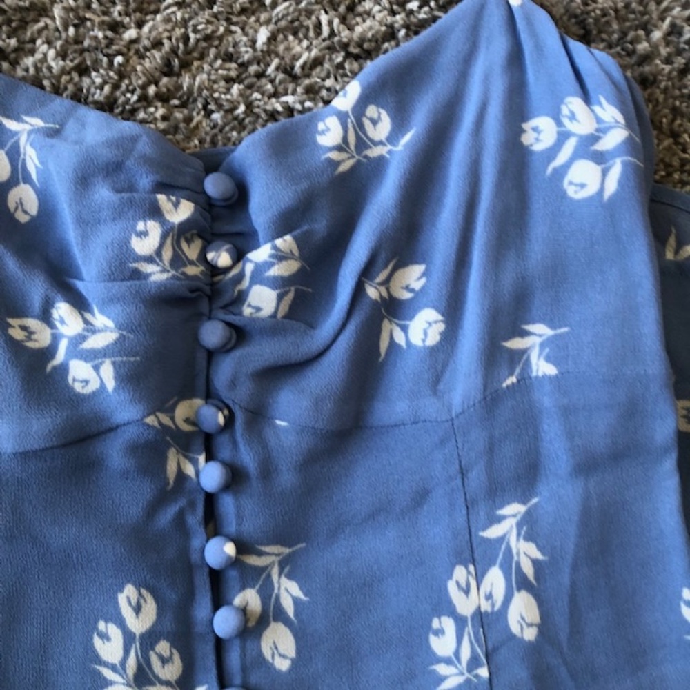 Reformation Cybill Dress Verona Sz6 - Picture 6 of 9